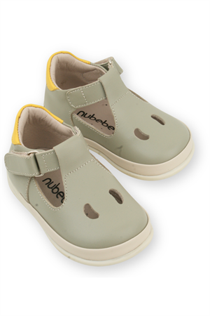 Fasülye Modeli Erkek İlk Adım Ayakkabısı  Olive