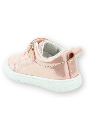 Hispanic Kız İlk Adım Ayakkabısı Deri Spor Pudra Hologram