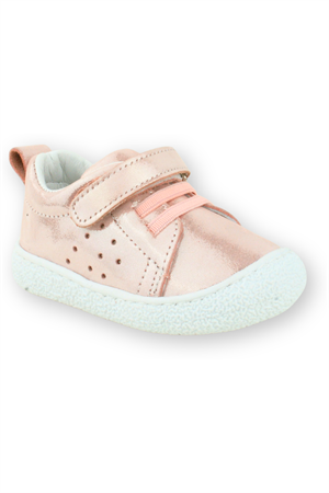 Hispanic Kız İlk Adım Ayakkabısı Deri Spor Pudra Hologram
