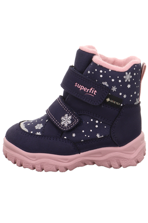 Husky1 Superfit Goretex Kız Bebek Kar Botu Lacivert