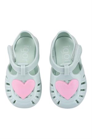 Igor Tobby Gloss Love Çocuk Sandalet Mint