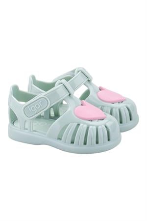 Igor Tobby Gloss Love Çocuk Sandalet Mint