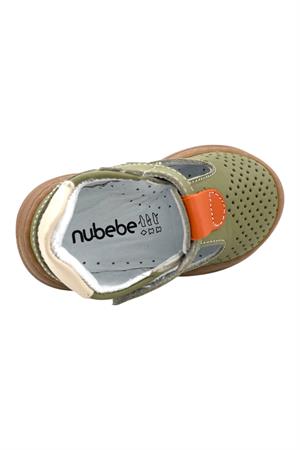 Irish İlk Adım Ayakkabısı Deri ve Direkli Olive