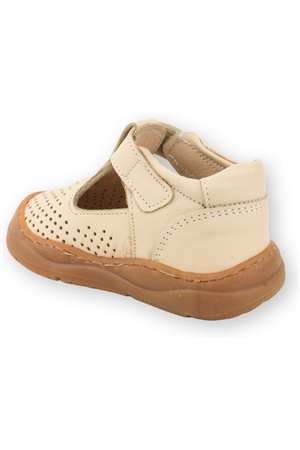 Irish İlk Adım Ayakkabısı Deri ve Direkli Bej