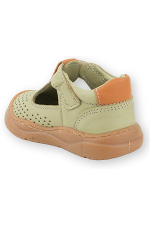 Irish İlk Adım Ayakkabısı Deri ve Direkli Olive
