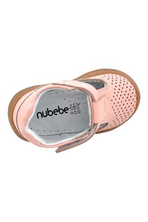 Irish Kız İlk Adım Ayakkabısı Deri ve Direkli Pembe