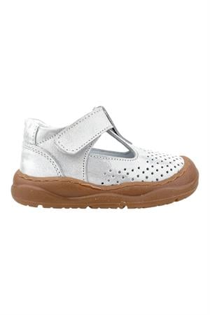 Irish Kız İlk Adım Ayakkabısı Deri ve Direkli Lame İğne