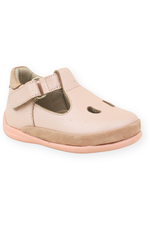 Kız Bebek Fasülye Modeli İlk Adım Ayakkabısı  Pembe Sim