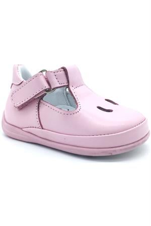 Kız Bebek Fasülye Modeli İlk Adım Ayakkabısı  Pembe