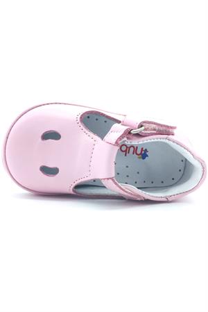 Kız Bebek Fasülye Modeli İlk Adım Ayakkabısı  Pembe