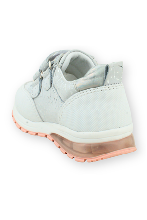 Marmara Neo Işıklı Çift Cırtlı Deri Çocuk Ayakkabısı Beyaz