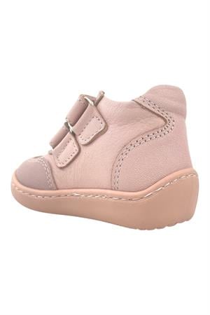 Niña Cırtlı Hafif Deri Bot Pudra