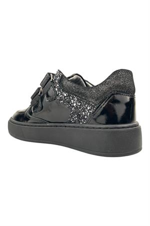 Nordic Siyah Deri Okul Ayakkabısı Siyah Rugan