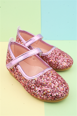 Nubebe Taşlı Babet Pembe