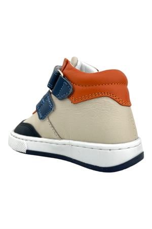 Ottoman Erkek Bebek İlk Adım Ayakkabısı Lacivert-Bej