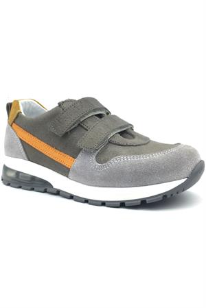 Şeritli Işıksız Erkek Çocuk Spor Ayakkabı Gri