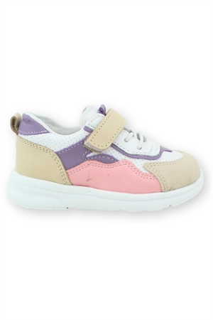 Sneaker Kız Çocuk Ayakkabısı Bej-Pembe