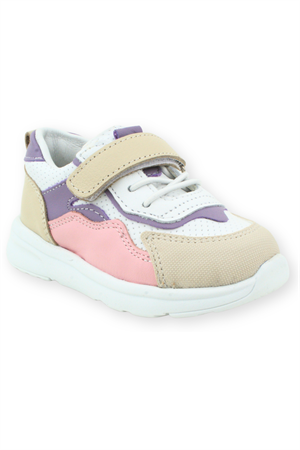 Sneaker Kız Çocuk Ayakkabısı Bej-Pembe