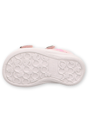 Superfit Çiçekli Bebe Boy Sandalet Pembe