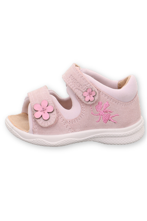Superfit Çiçekli Bebe Boy Sandalet Pembe