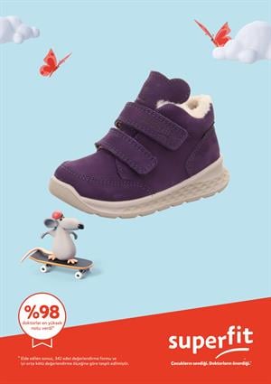 Superfit Goretex Kürklü İlk Adım Çocuk Botu Mor