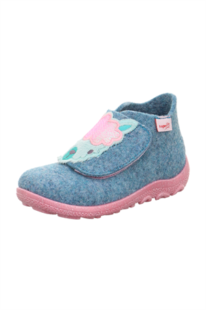 Superfit Happy Octi Keçe Panduf Mavi-Pembe