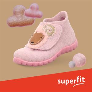 Superfit Keçe Hayvan Figürlü Ev Ayakkabısı Pembe