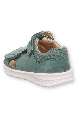 Superfit Lagoon Kurbağa Deri İlk Adım Sandalet Petrol Yeşili