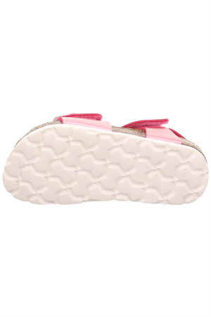 Superfit Mantar Taban Çiçekli Çocuk Sandalet Fuşya