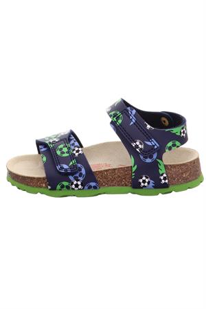 Superfit Mantar Taban Desenli Erkek Sandalet Lacivert