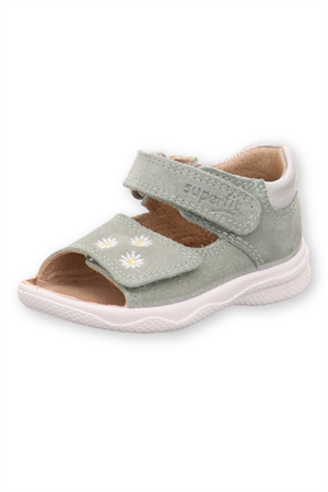 Superfit Papatya Deri İlk Adım Sandalet Olive
