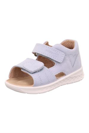 Superfit Yeni Kalplli Deri İlk Adım Sandalet Mavi