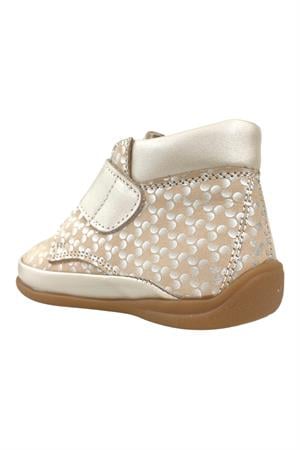 Yarı Ortopedik Bilekli Kız İlkadım Ayakkabısı Krem