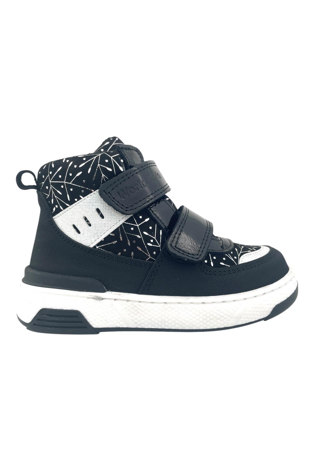 Angela Kız Bebe Deri Bot Siyah