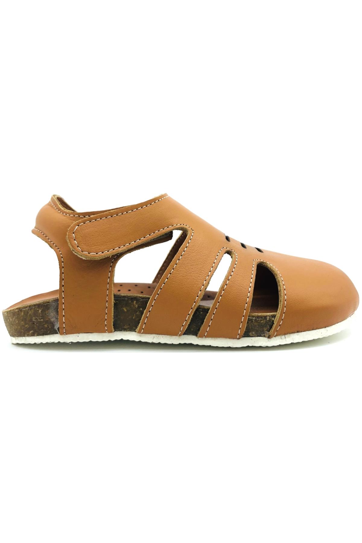 Bodrum Tipi Astarlı Sandalet Taba