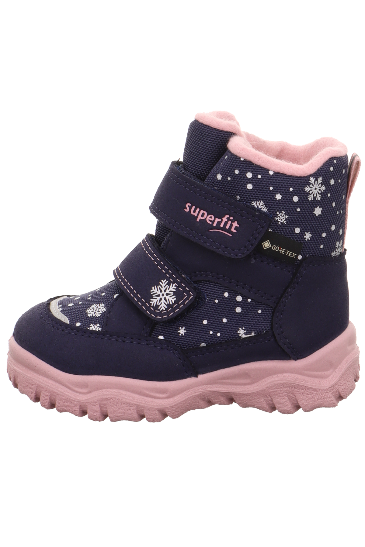 Husky1 Superfit Goretex Kız Çocuk Kar Botu Lacivert