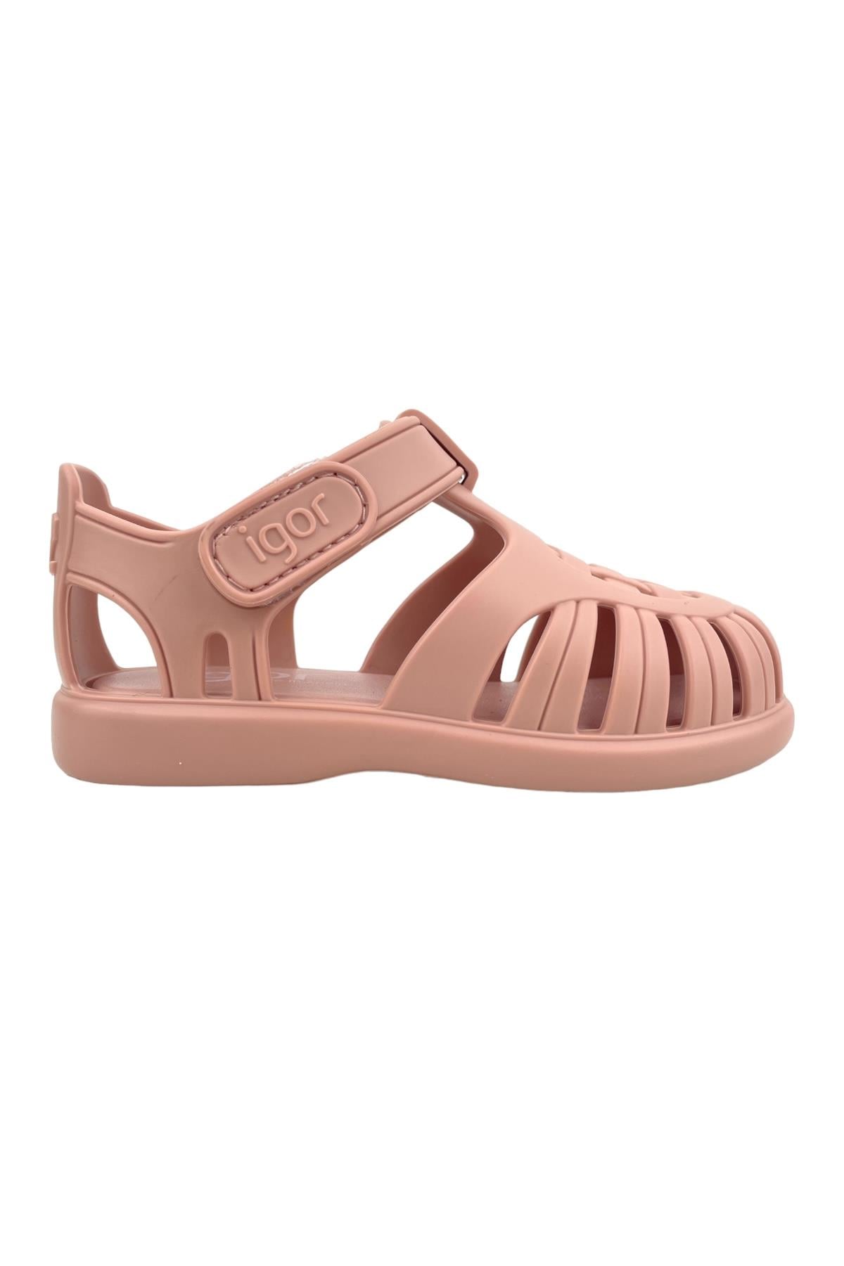 Igor Tobby Örgülü Sandalet Pudra