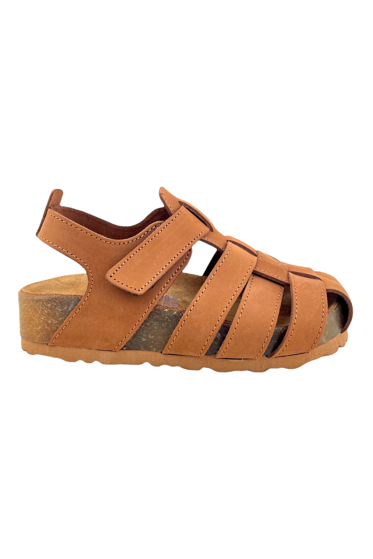 Işıklı Taban Örgülü Erkek Çocuk Sandalet Taba