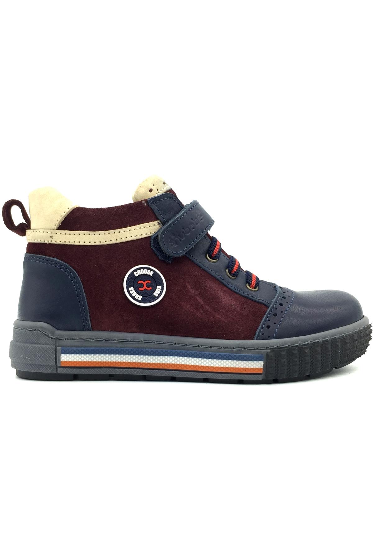 Old Skool Anatomik Çocuk Botu Lacivert-Bordo