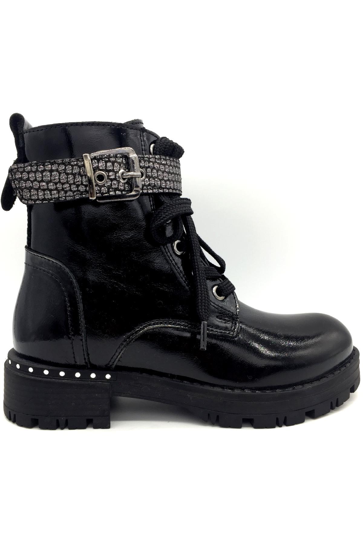 Ortopedik Deri Bot Siyah Rugan