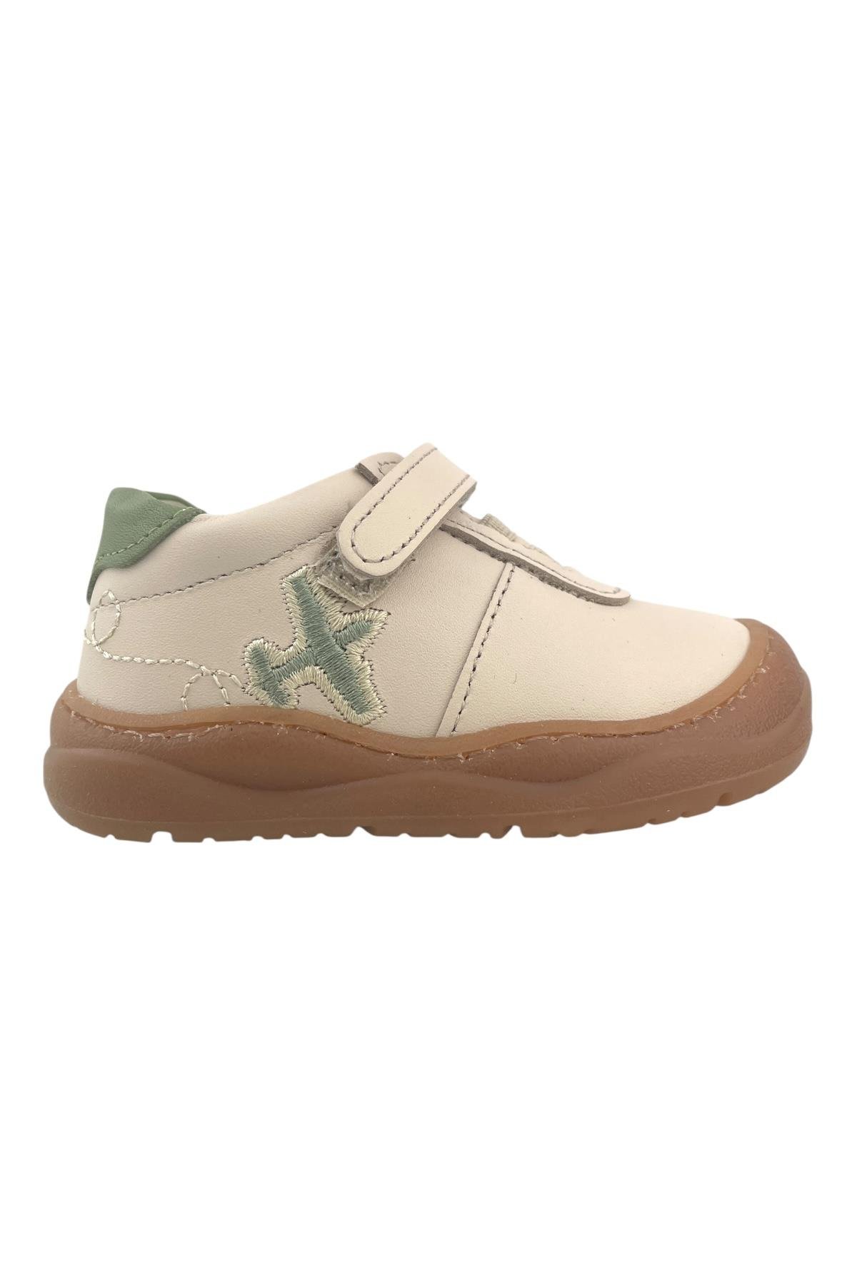 Plane Erkek Çocuk İlk Adım Ayakkabısı Bej