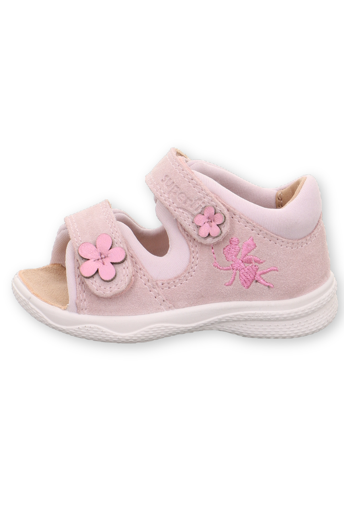 Superfit Çiçekli Bebe Boy Sandalet Pembe