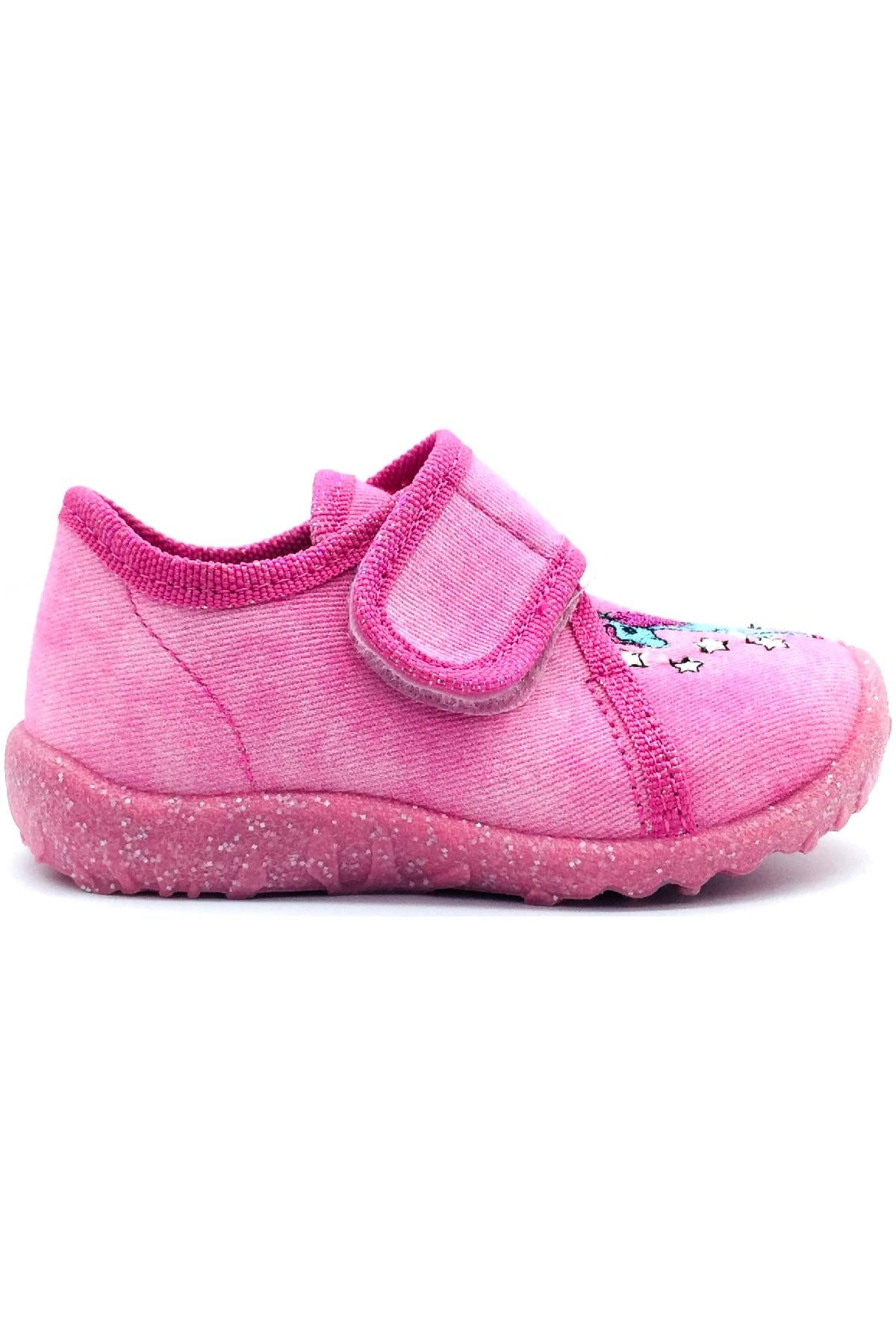 Superfit Küçük Kız Çocuk Ev Ayakkabısı Pembe