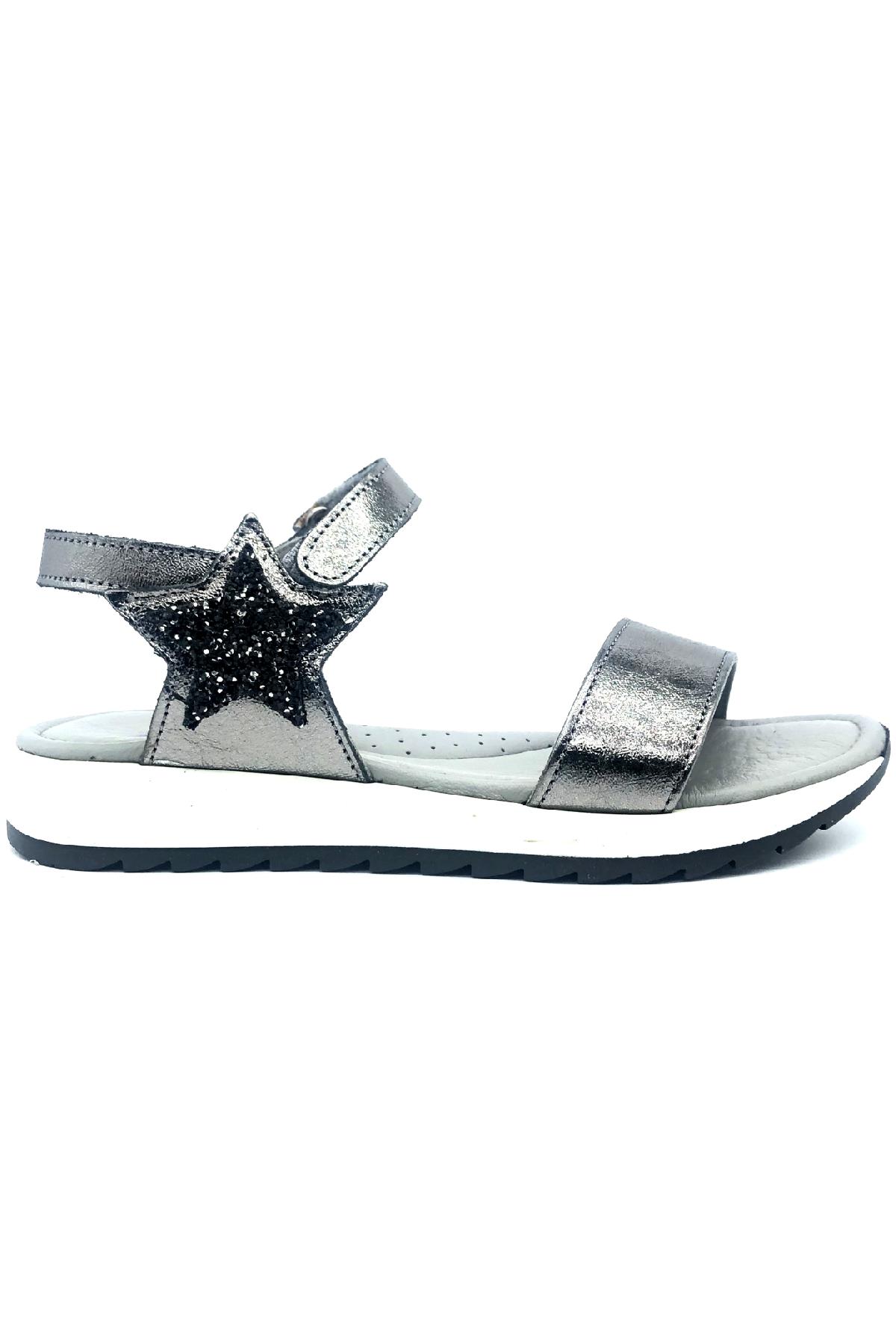 Yıldızlı Çocuk Sandaleti Platin