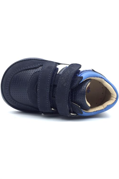 Yarı Ortopedik İlk Adım Erkek Bebek Spor Ayakkabı Lacivert - Nubebe
