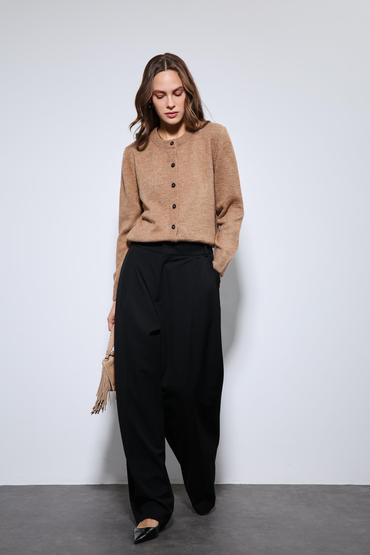 Antioch Bej Yumuşak Dokulu Hırka