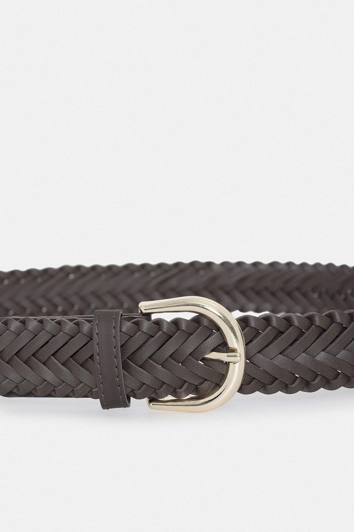 Antioch Kahve Örgü Kadın Kemer