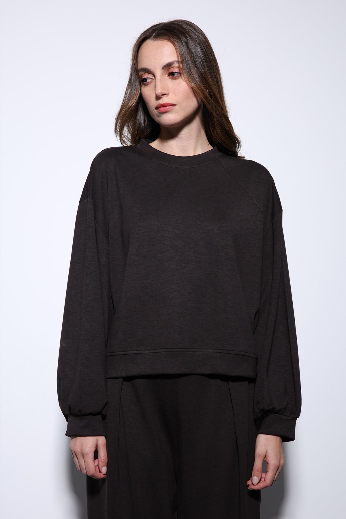 Antioch Koyu Kahve Geniş Paça Relaxed Kadın Takım