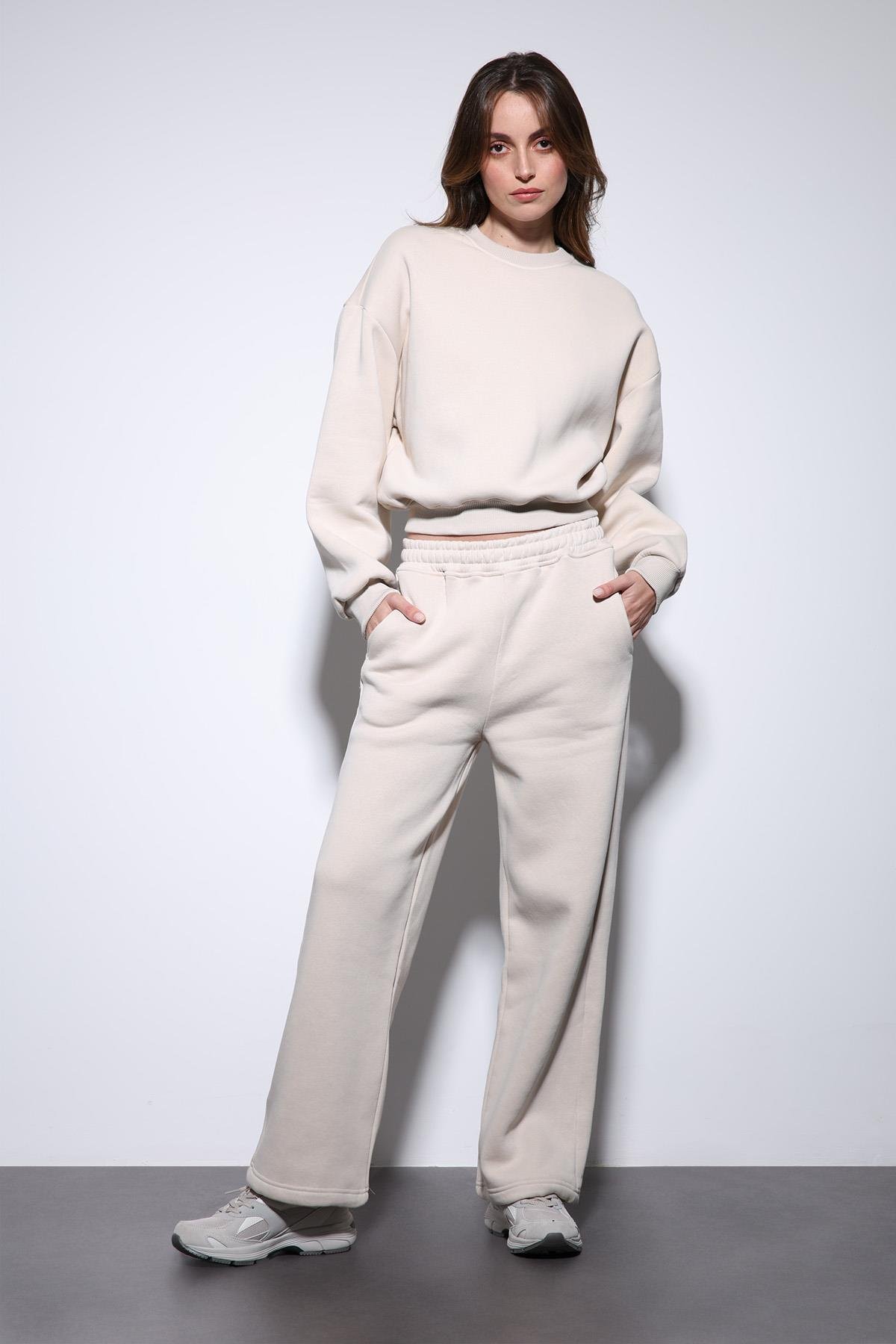 Antioch Taş Basic Kadın Sweatshirt