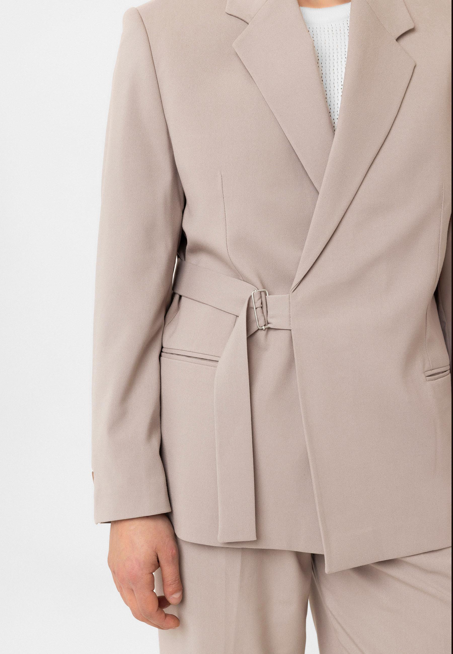 Antioch Taş Kuşaklı Relax Fit Erkek Blazer Ceket